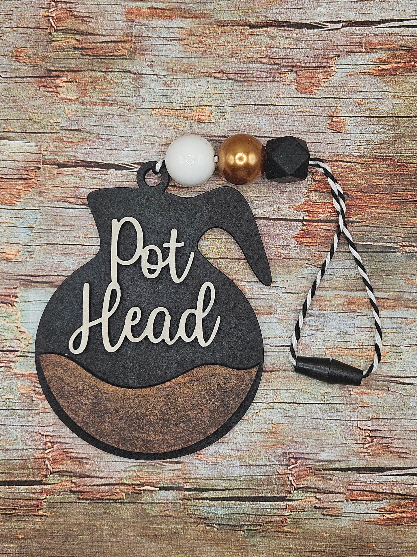Pot Head Car Charm/Ornament