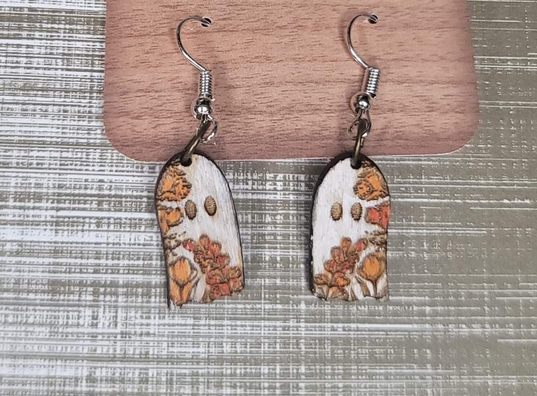 Harvest Ghosts Dangle Earring