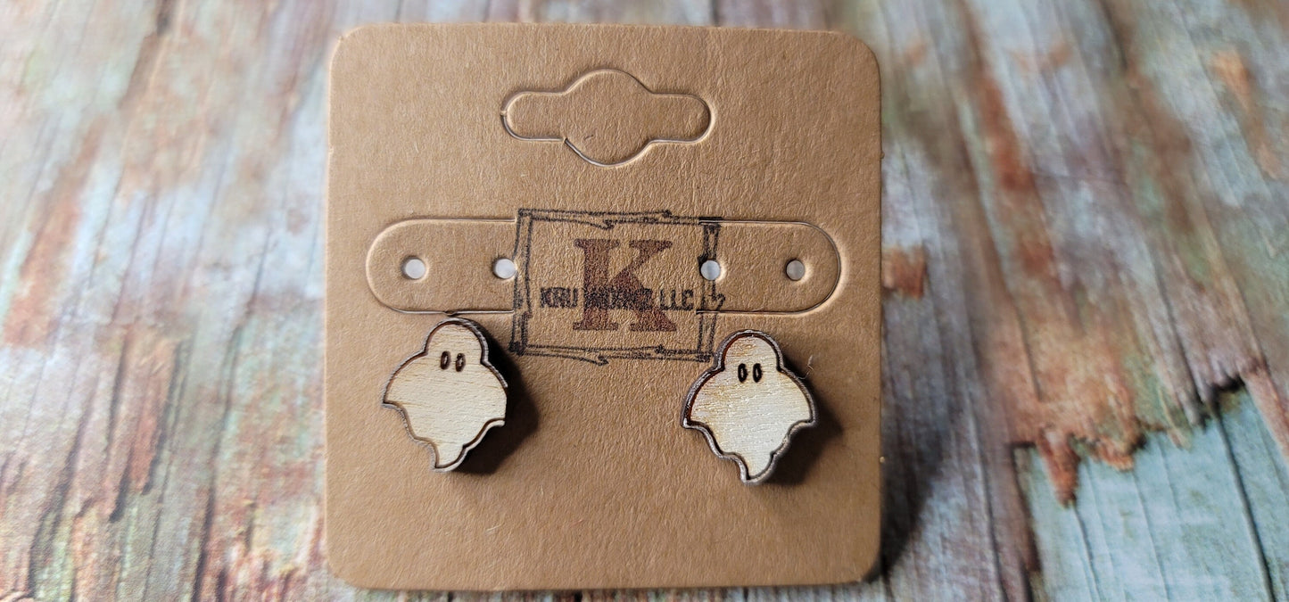 Ghost Stud Earrings