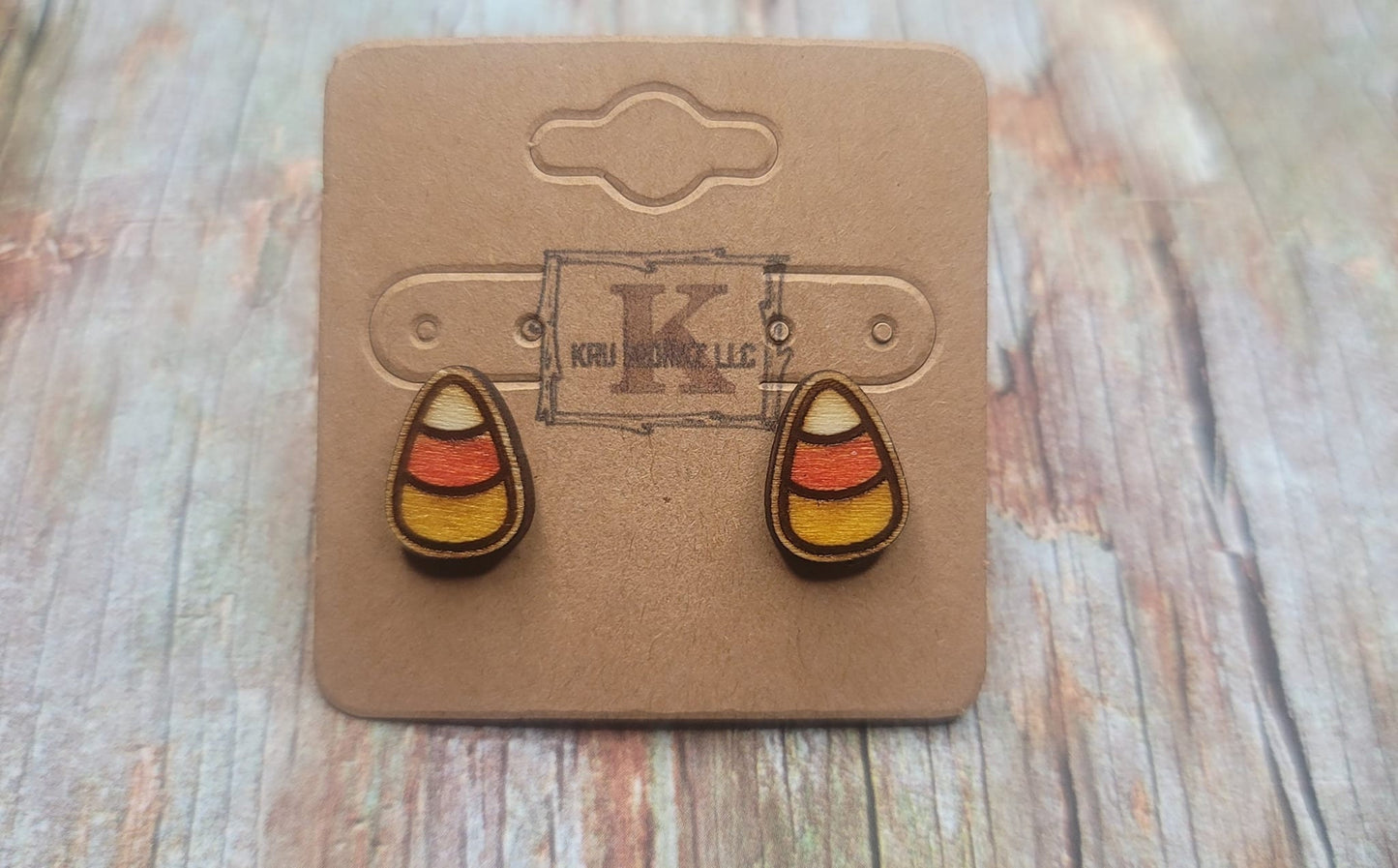 Candy Corn Stud Earrings