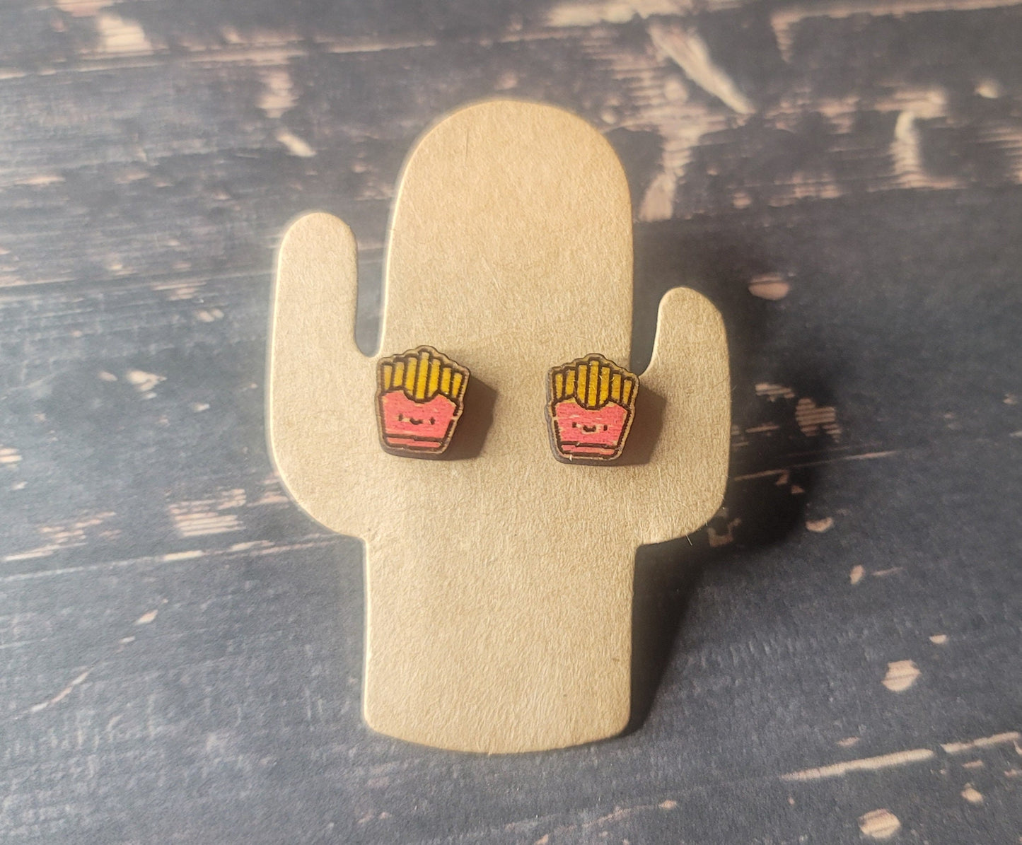 French Fries Stud Earrings