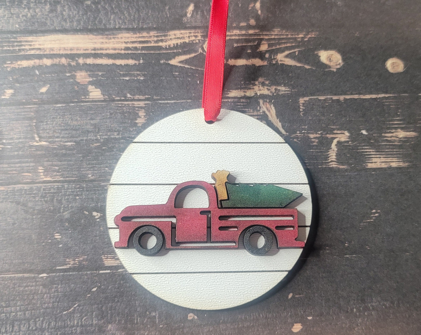 Christmas Truck Ornament