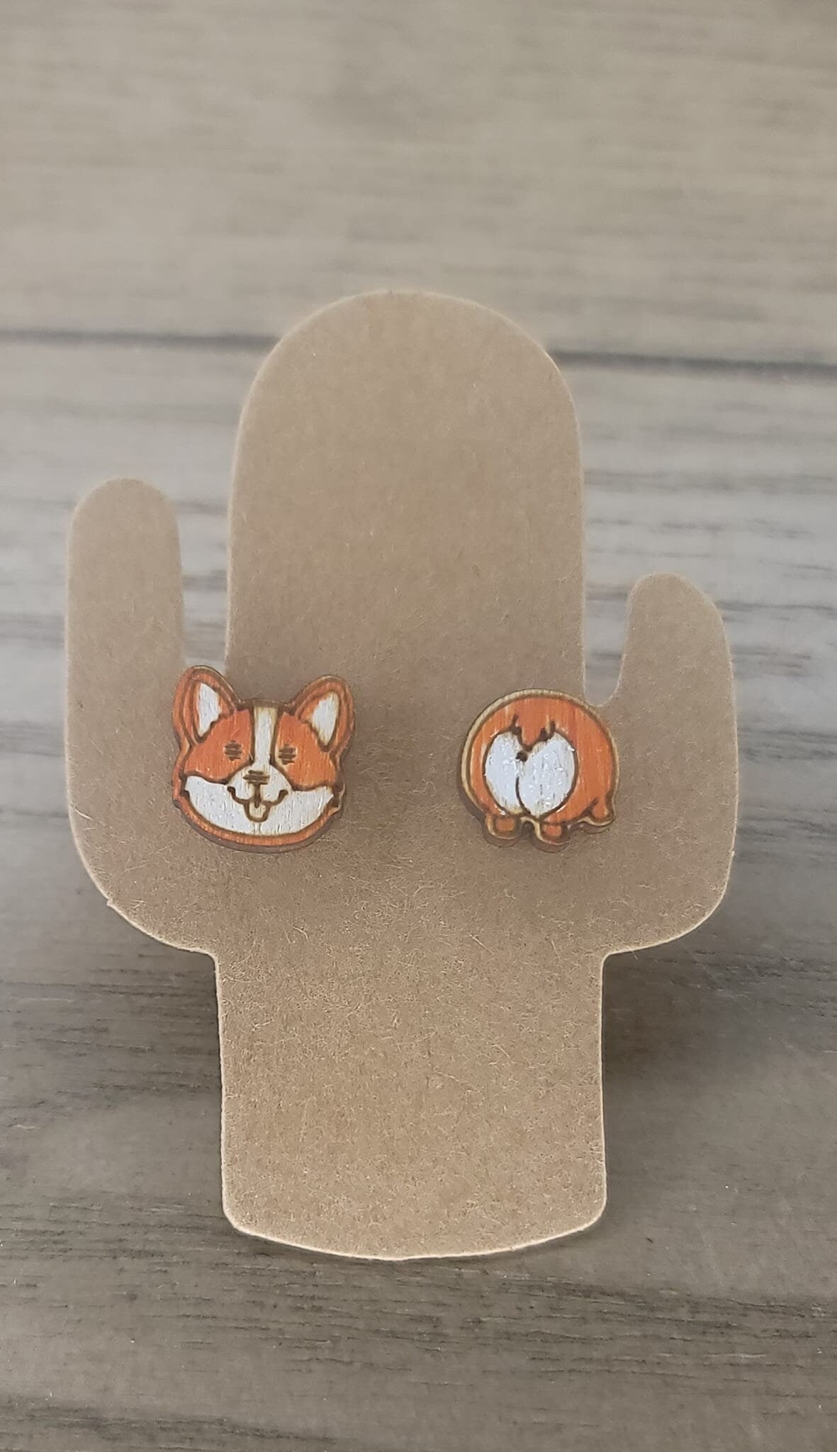Corgi Stud Earrings