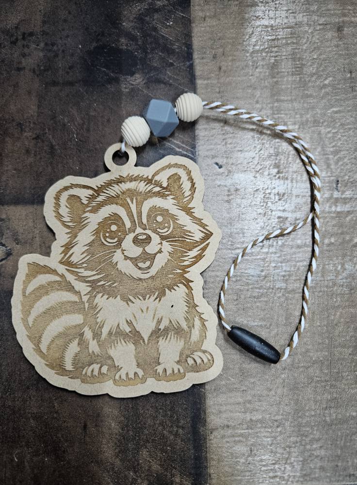 Raccoon Car Charm/Ornament