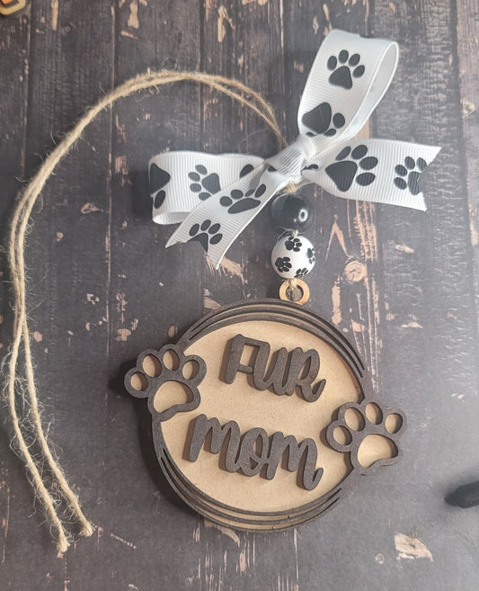 Fur Mom Car Charm/Ornament