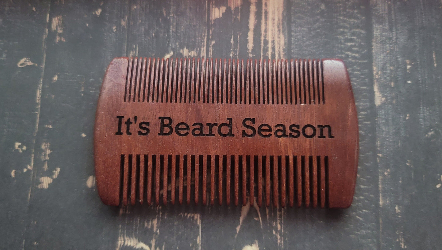 It's Beard Season- Beard Comb