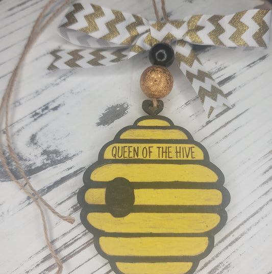 Queen of the Hive Car Charm/Ornament