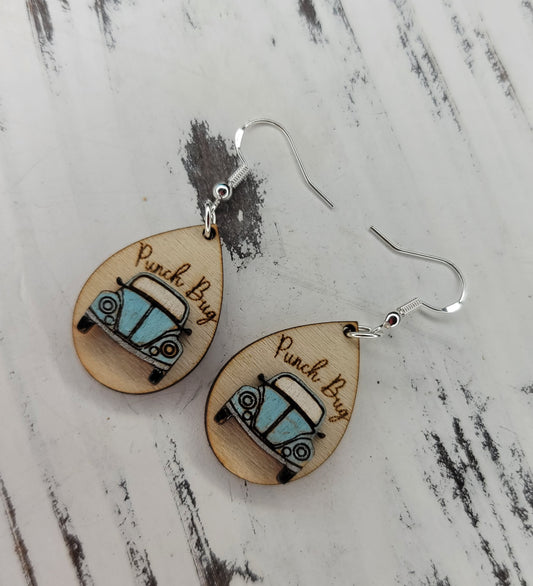 Bug Car Dangle Earring